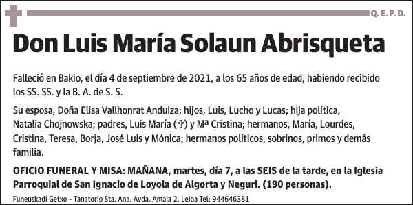 Luis María Solaun Abrisqueta