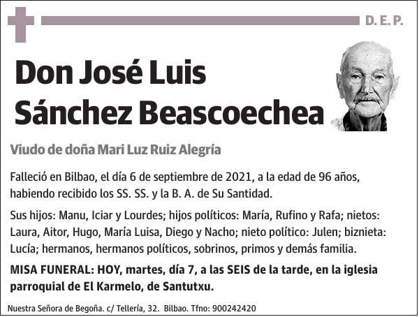 José Luis Sánchez Beascoechea