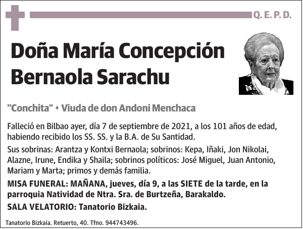 María Concepción Bernaola Sarachu