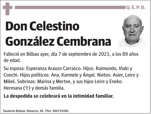 Celestino González Cembrana