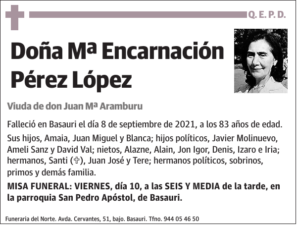 Mª Encarnación Pérez López