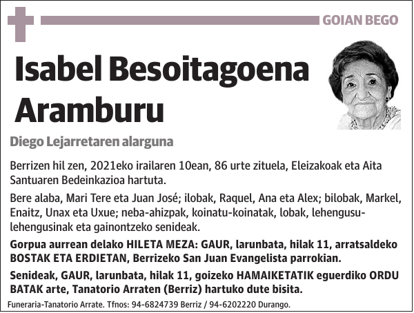 Isabel Besoitagoena Aramburu