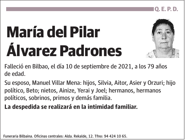 María del Pilar Álvarez Padrones