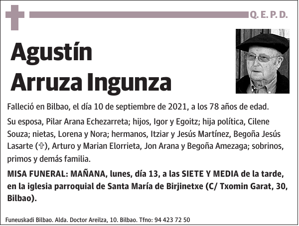 Agustín Arruza Ingunza