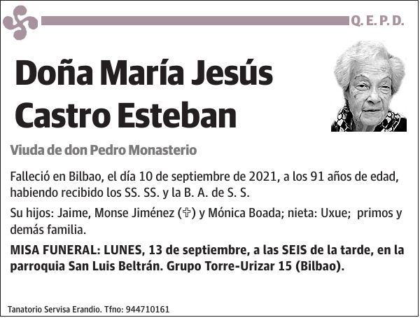 María Jesús Castro Esteban