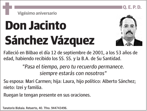 Jacinto Sánchez Vázquez