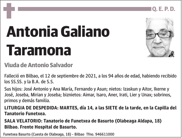 Antonia Galiano Taramona