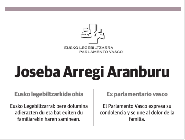 Joseba Arregi Aranburu