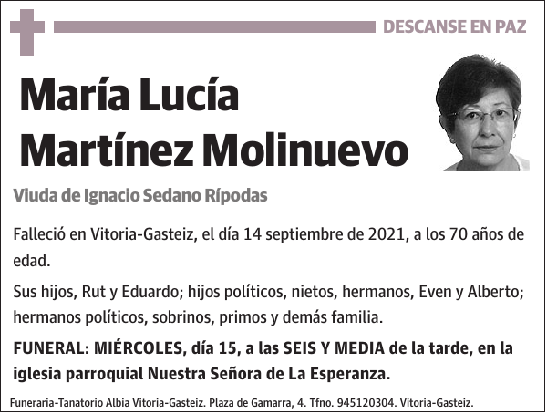 María Lucía Martínez Molinuevo