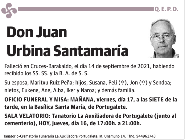 Juan Urbina Santamaría