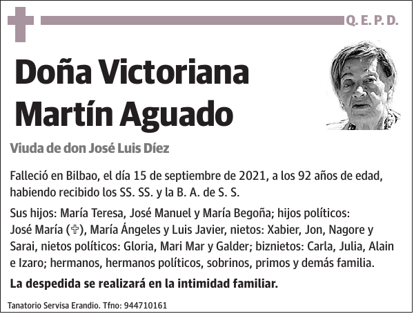 Victoriana Martín Aguado