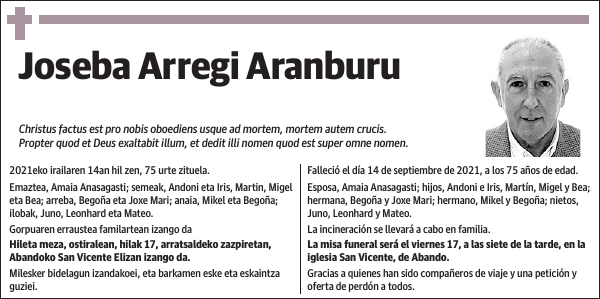 Joseba Arregi Aranburu