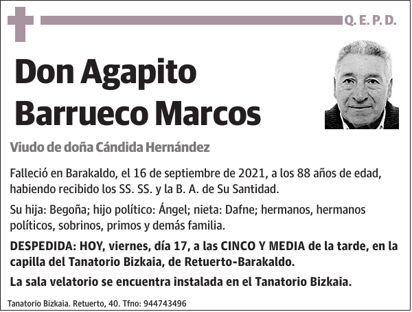 Agapito Barrueco Marcos