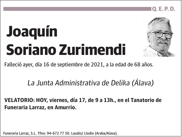 Joaquín Soriano Zurimendi