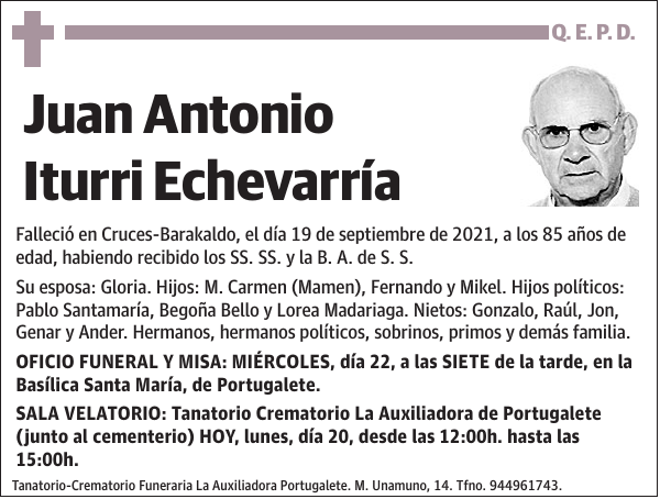 Juan Antonio Iturri Echevarría