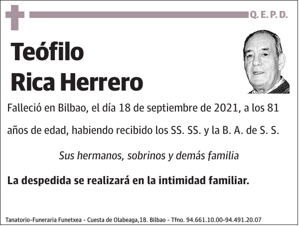 Teófilo Rica Herrero