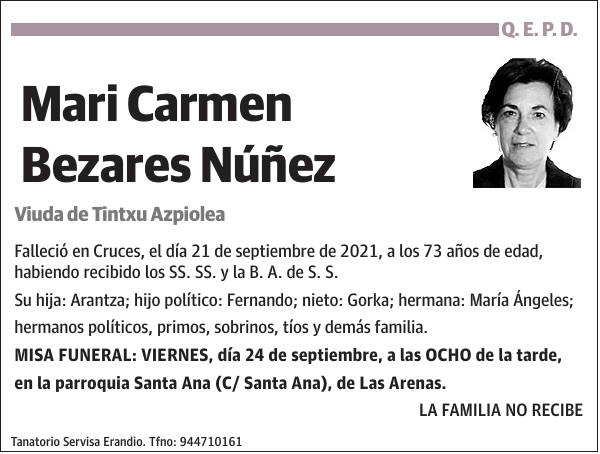 Mari Carmen Bezares Núñez