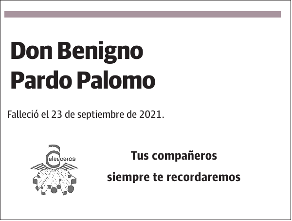 Benigno Pardo Palomo