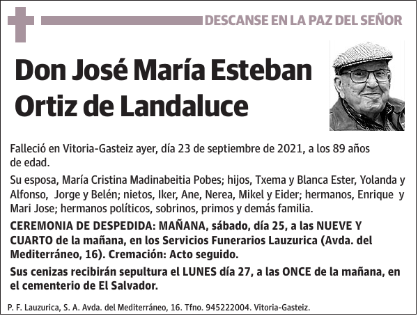 José María Esteban Ortiz de Landaluce