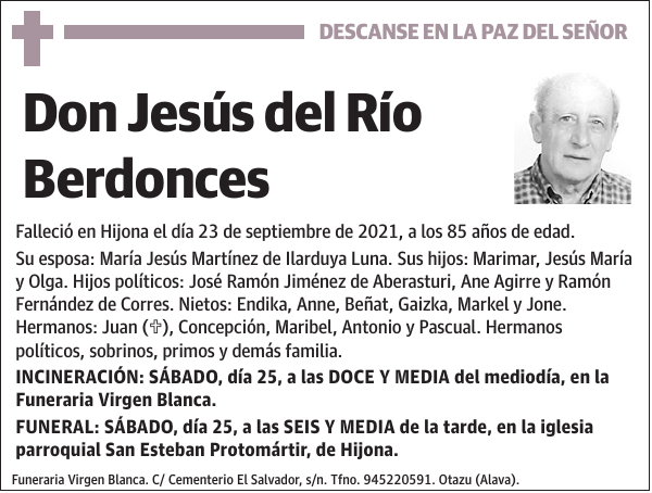 Jesús del Río Berdonces