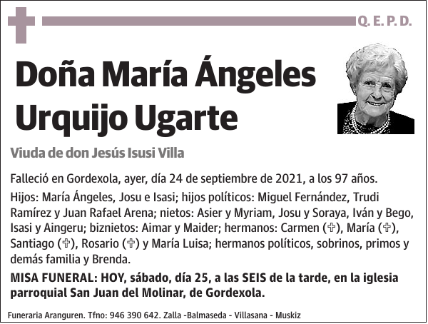 María Ángeles Urquijo Ugarte