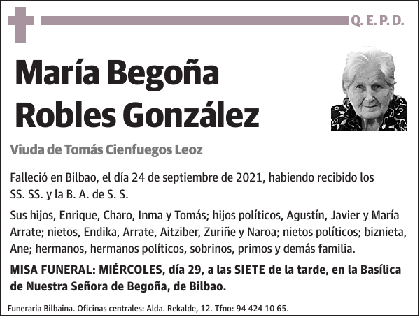 María Begoña Robles González