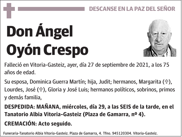 Ángel Oyón Crespo