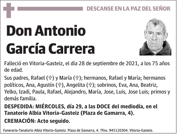 Antonio García Carrera