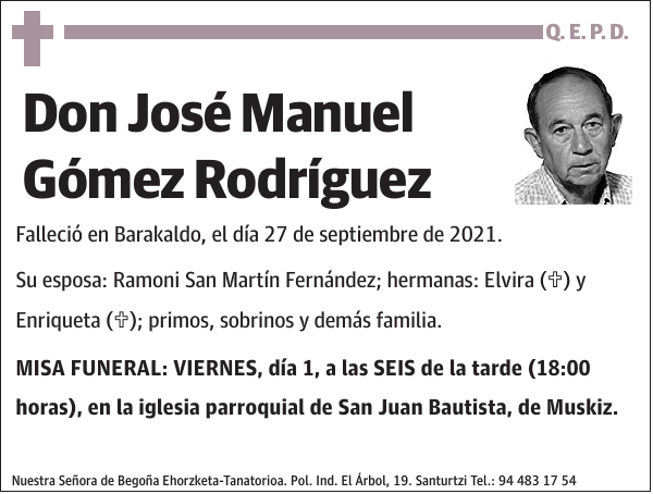 José Manuel Gómez Rodríguez