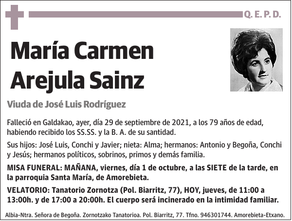 María Carmen Arejula Sainz