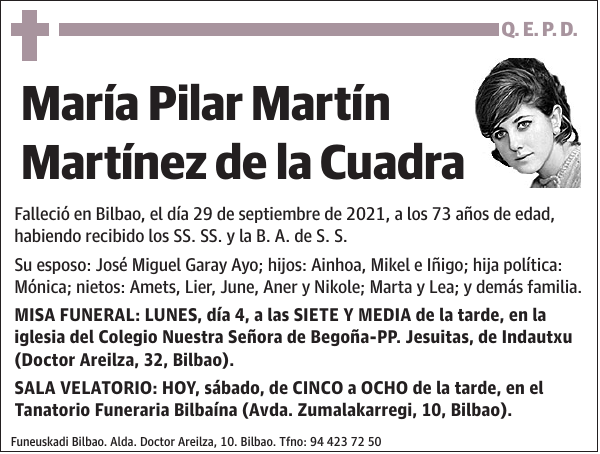 María Pilar Martín Martínez de la Cuadra