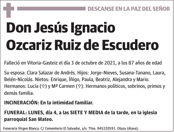 Jesús Ignacio Ozcariz Ruiz de Escudero