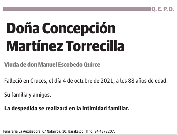 Concepción Martínez Torrecilla