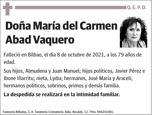 María del Carmen Abad Vaquero