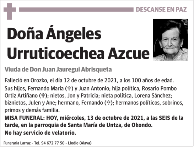 Ángeles Urruticoechea Azcue