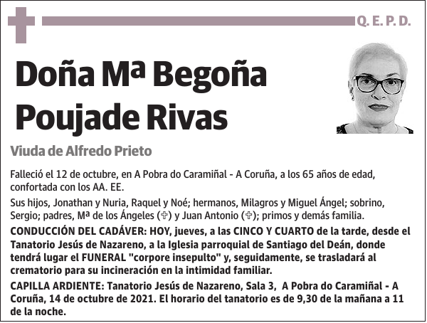 Mª Begoña Poujade Rivas