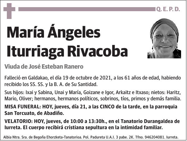 María Ángeles Iturriaga Rivacoba