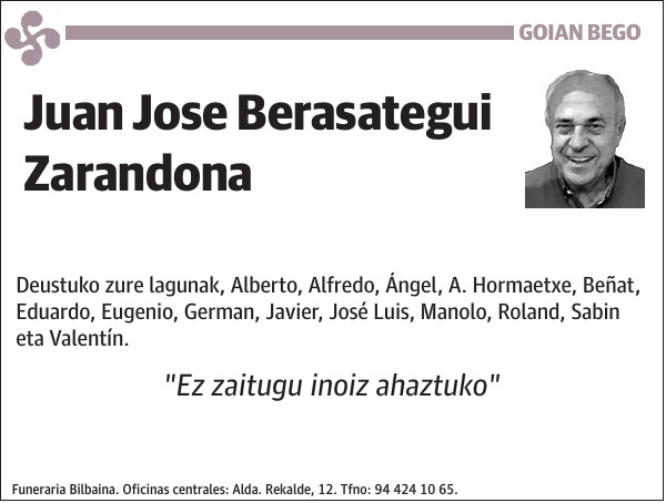 Juan Jose Berasategui Zarandona