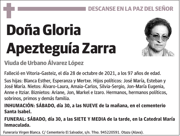 Gloria Apezteguía Zarra