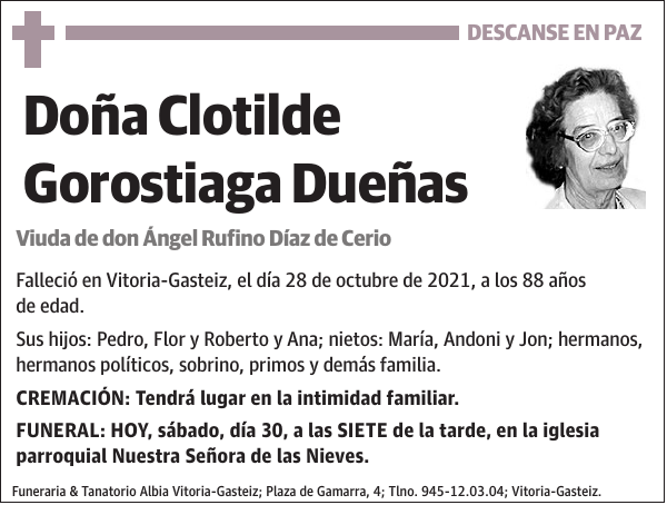 Clotilde Gorostiaga Dueñas