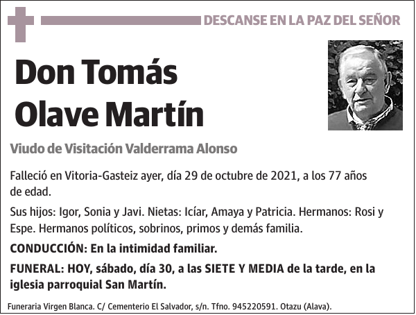 Tomás Olave Martín