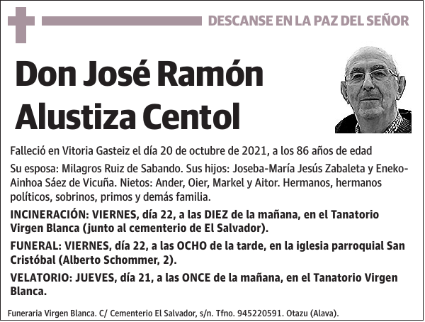 José Ramón Alustiza Centol