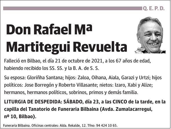 Rafael Mª Martitegui Revuelta