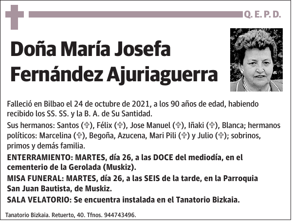 María Josefa Fernández Ajuriaguerra