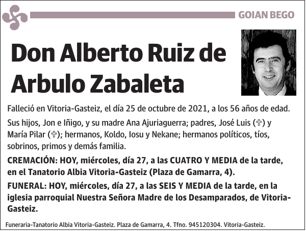 Alberto Ruiz de Arbulo Zabaleta