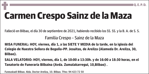 Carmen Crespo Sainz de la Maza