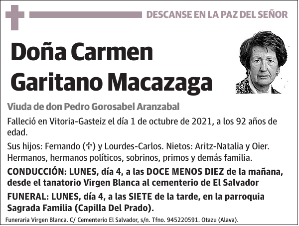 Carmen Garitano Macazaga