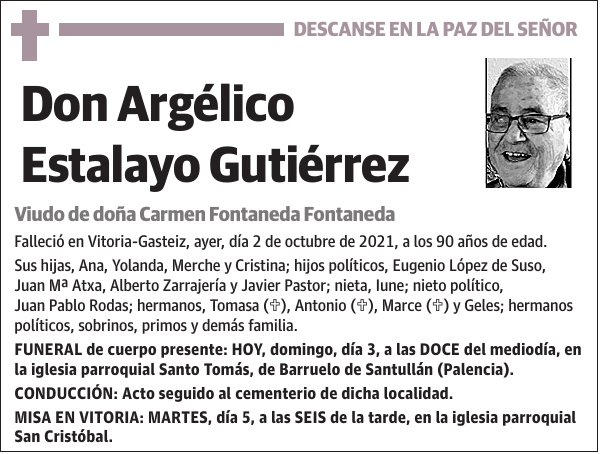 Argélico Estalayo Gutiérrez