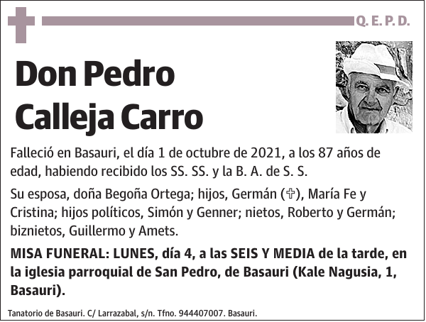 Pedro Calleja Carro