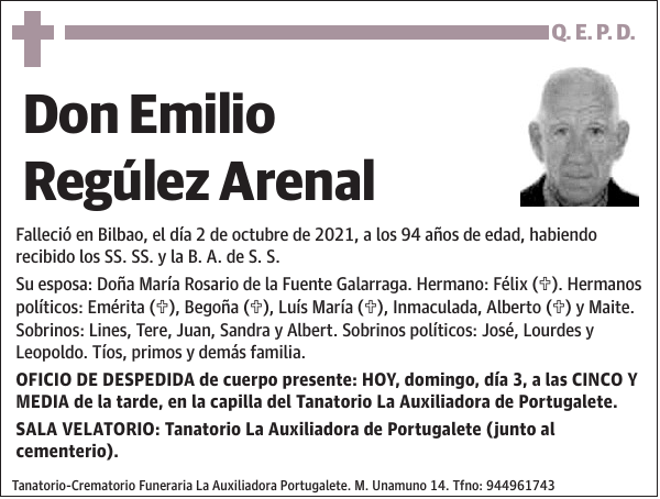 Emilio Regúlez Arenal